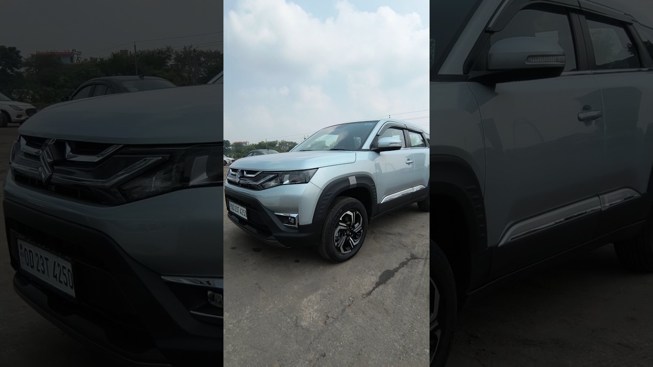 New #brezza Lxi modification by #marutisuzuki Genuine accessories #brezzamodified splendid silver