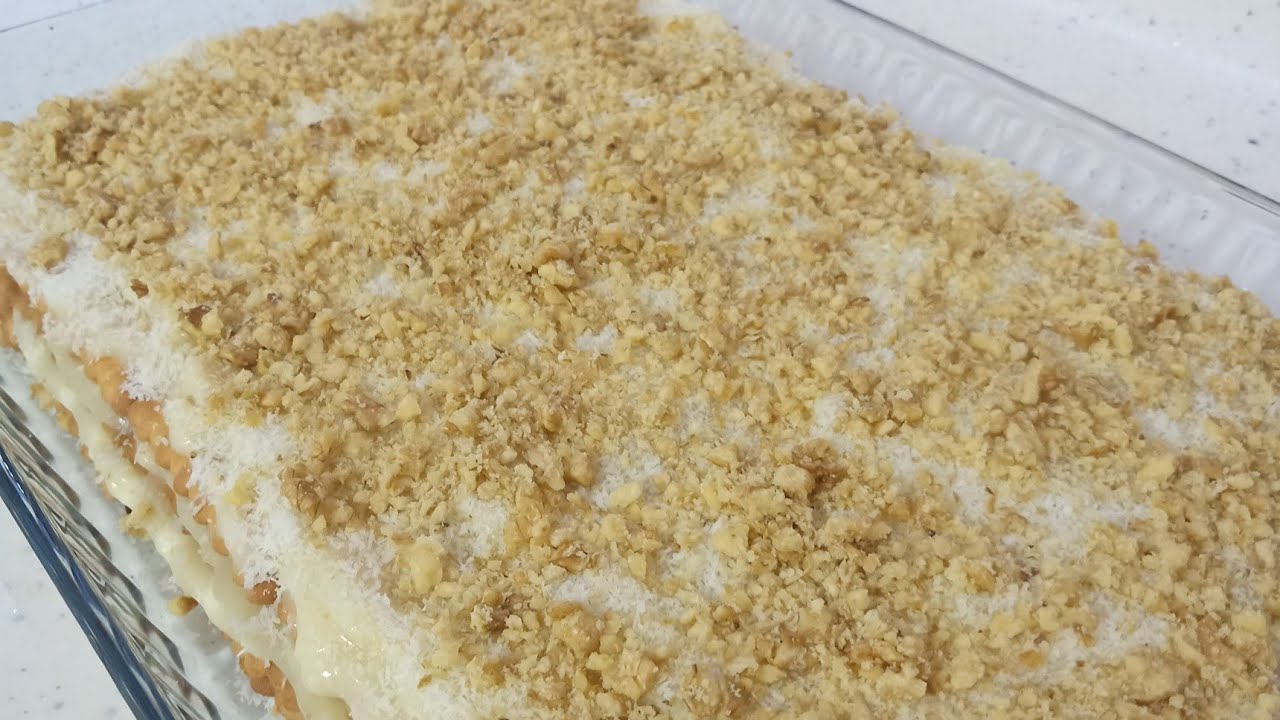 Beyaz Kremalı Bisküvi Pastası 