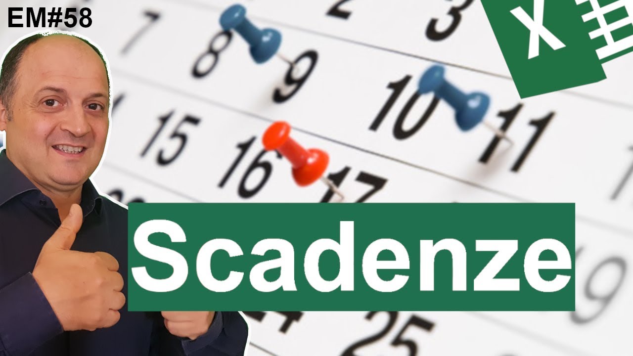 EM 58 gestione delle scadenze con la Formattazione condizionale di excel