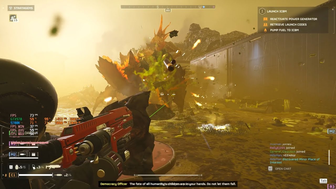 Helldivers 2 VS GTX970 3.5GB 1080p | Native Super Helldive