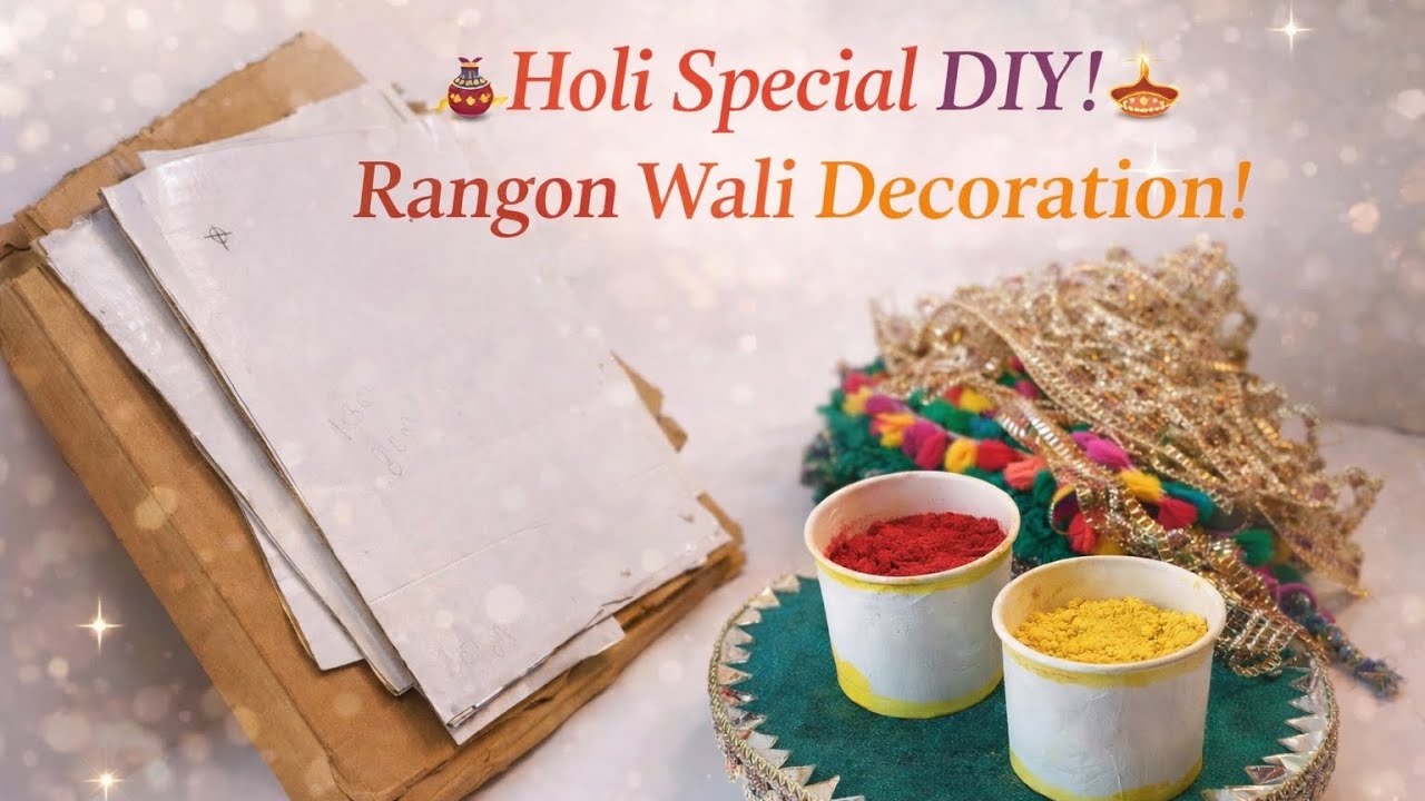  Holi2026 Craft for bignners✨ Holi Episodes 2 | BEST Colorful @MansiCreativecorner  #diy #viral