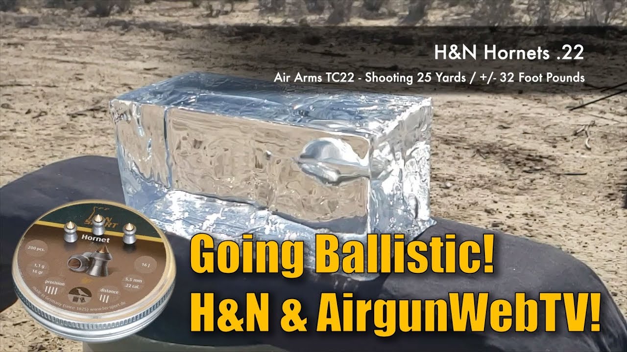 Small Bore Airgun Ballistics &ndash; The Air Arm S510 TC22 and H&N Pellets Going Ballistic on AirgunWebTV