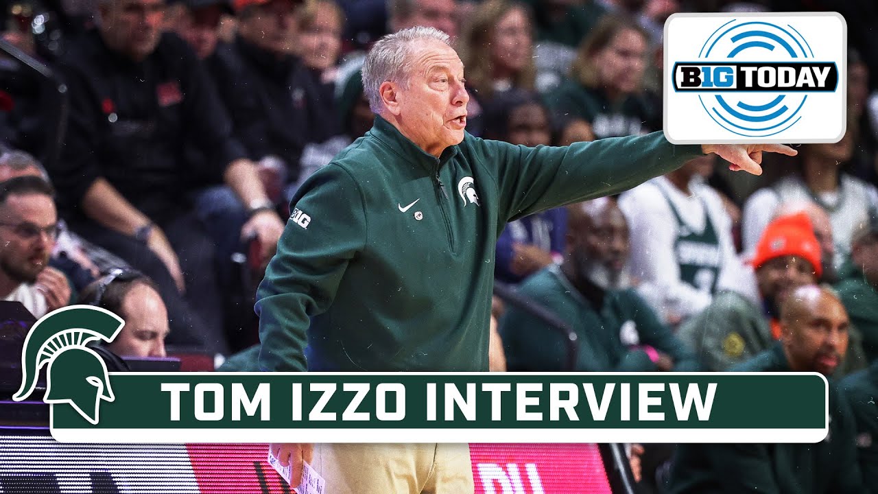Michigan State's Tom Izzo on Key Players, the Spartans' OT Win at Rutgers & More | B1G Today