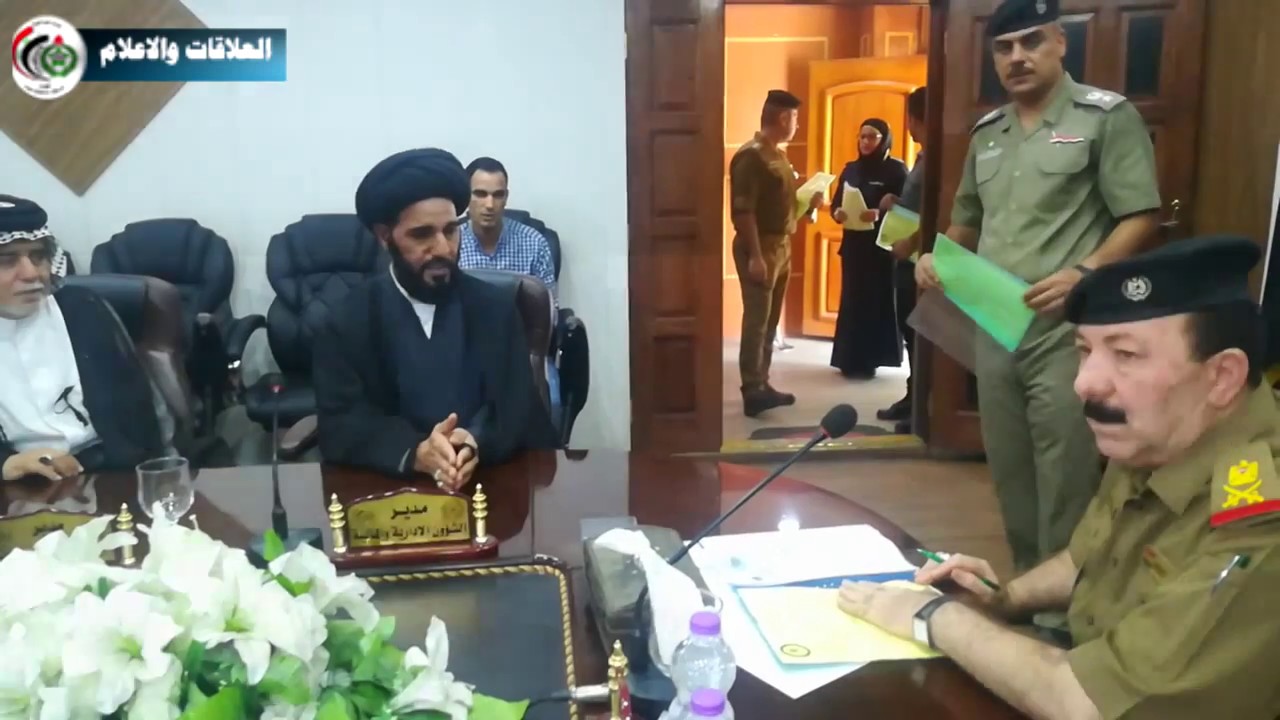 مقابلات قائد شرطة بغداد للمواطنين والمنتسبين ليوم الخميس 13\7\2017