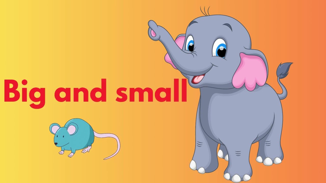 Big and small fun song | A simple and easy song for kids 