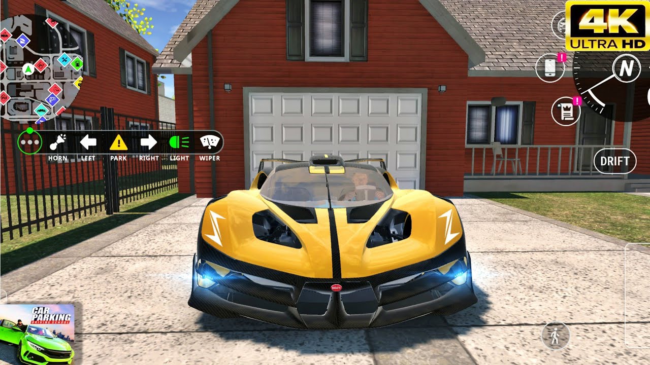 Bugatti Bolide - Car Parking Driving School Gameplay