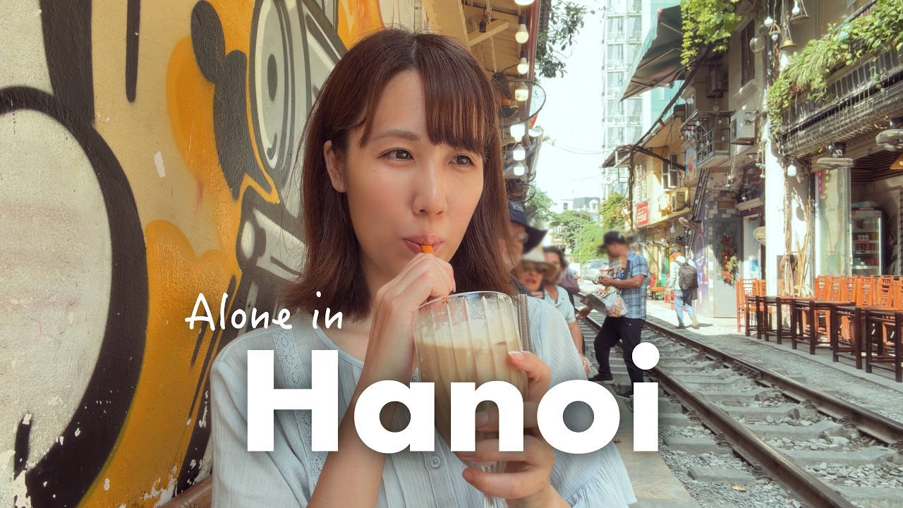Вдали от Японии 🇯🇵 | Одна в Ханое 🇻🇳 Спокойный день, исследуя Вьетнам | Vlog