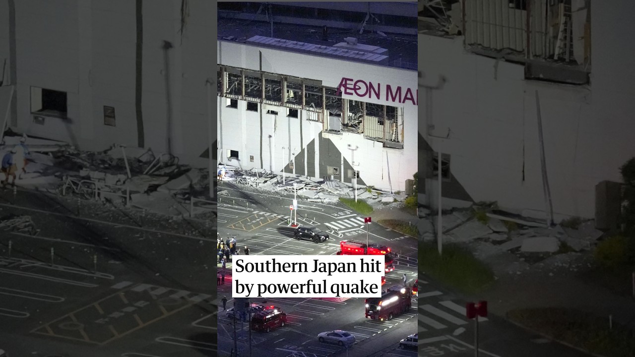 Southern Japan hit by powerful quake