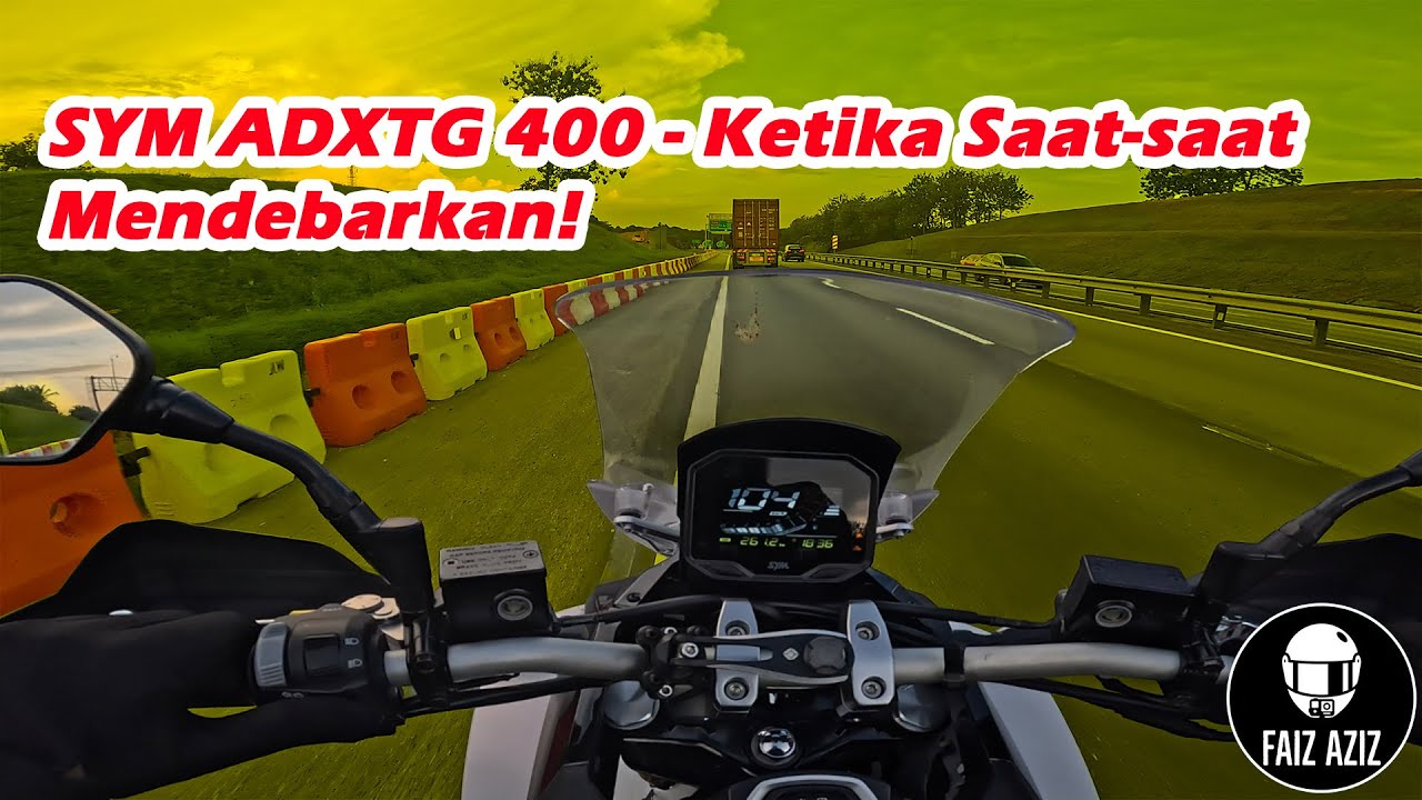 Saat Mendebarkan Ride SYM ADXTG 400 Ke JB! | Vlog E769