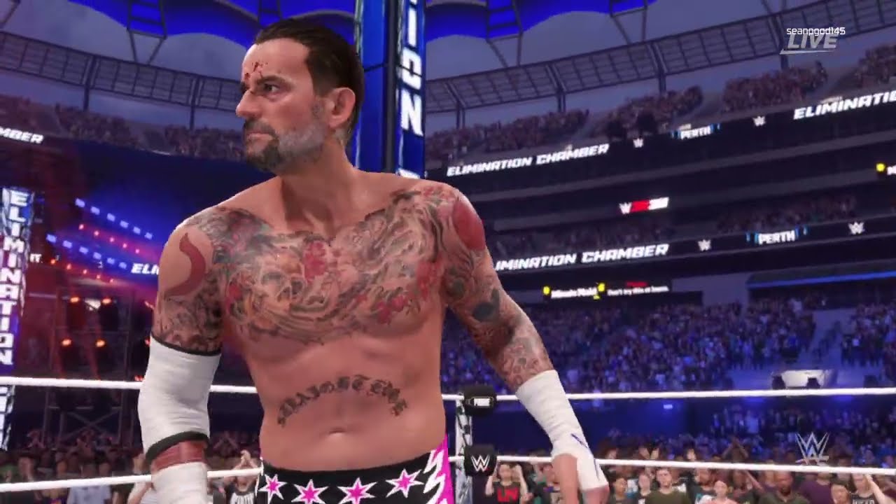 WWE 2K25 - Gunther vs. CM Punk vs. LA Knight - Triple Threat (M)