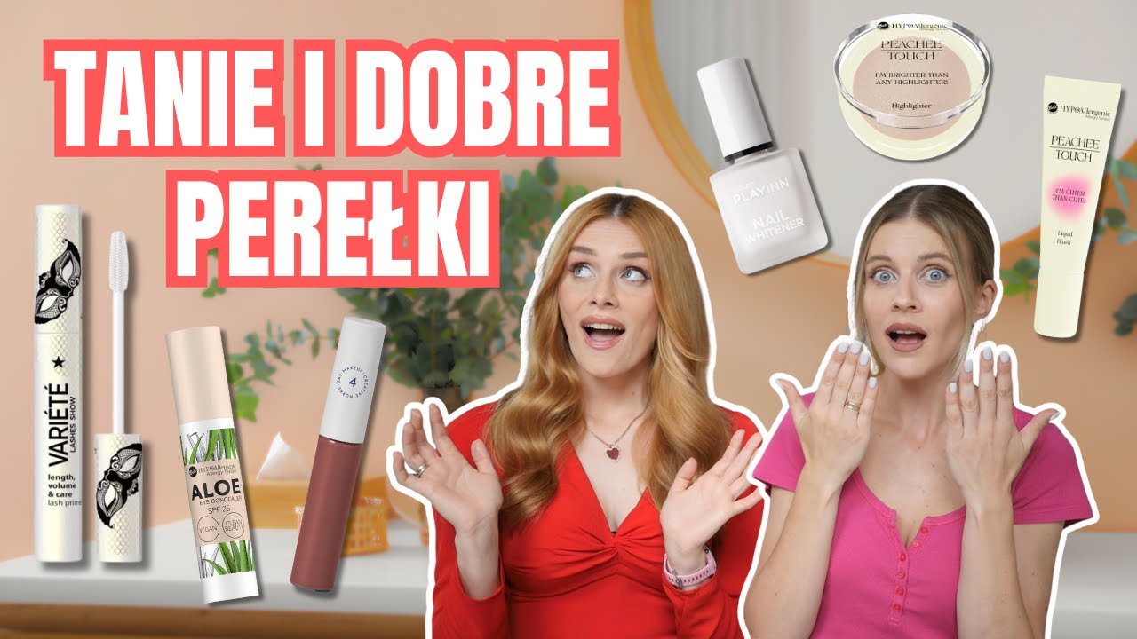 TANIE I DOBRE KOSMETYKI - MUSISZ JE POZNAĆ! niedrogie perełki do makijażu *same perełki za grosze*
