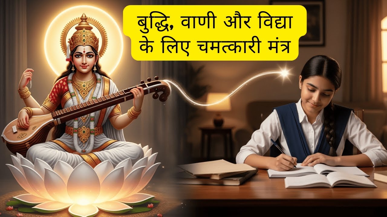 माँ सरस्वती गायत्री मंत्र | Saraswati Gayatri Mantra For Education, Wisdom & Speech Power