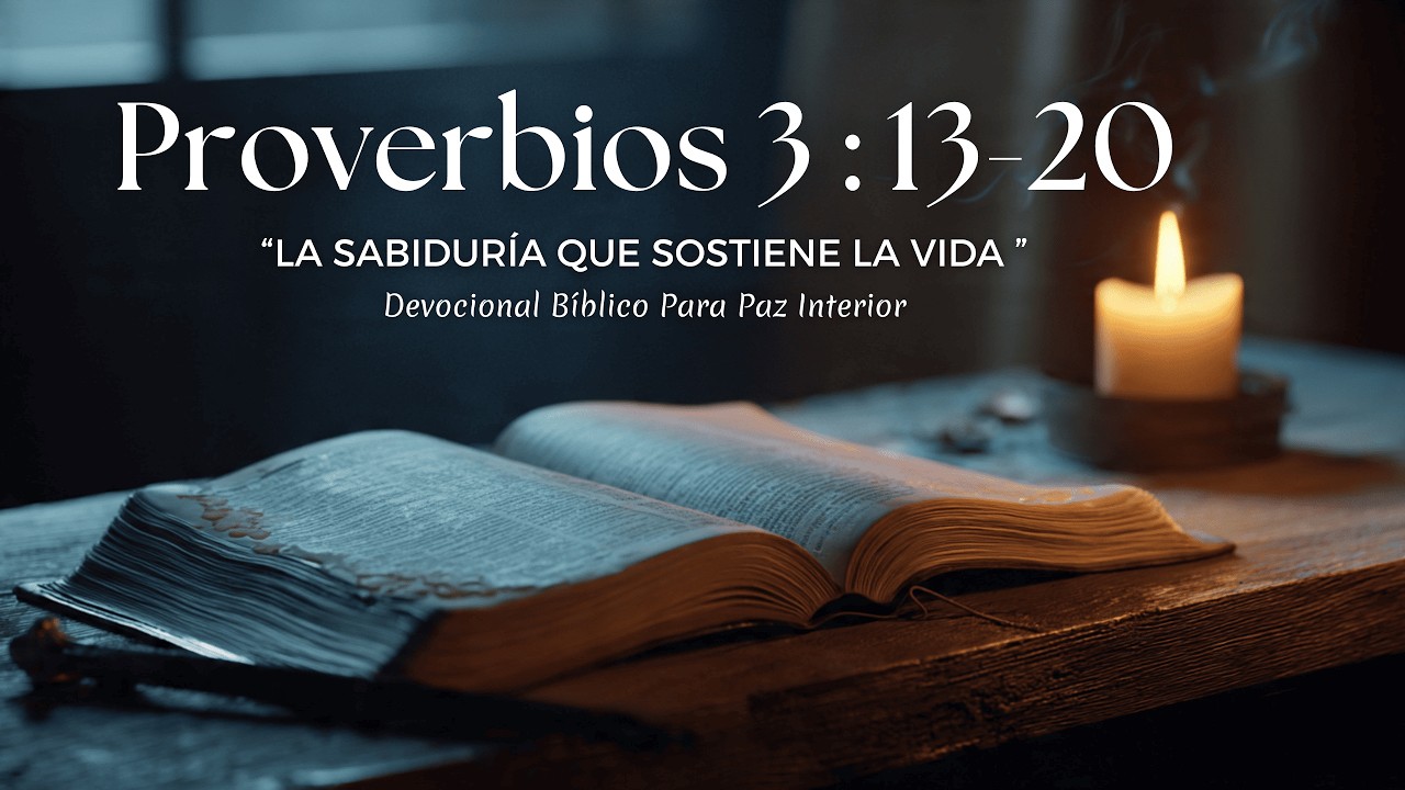 Proverbios 3:13–20 | La Sabiduría Que Sostiene La Vida – Devocional Bíblico Para Paz Interior