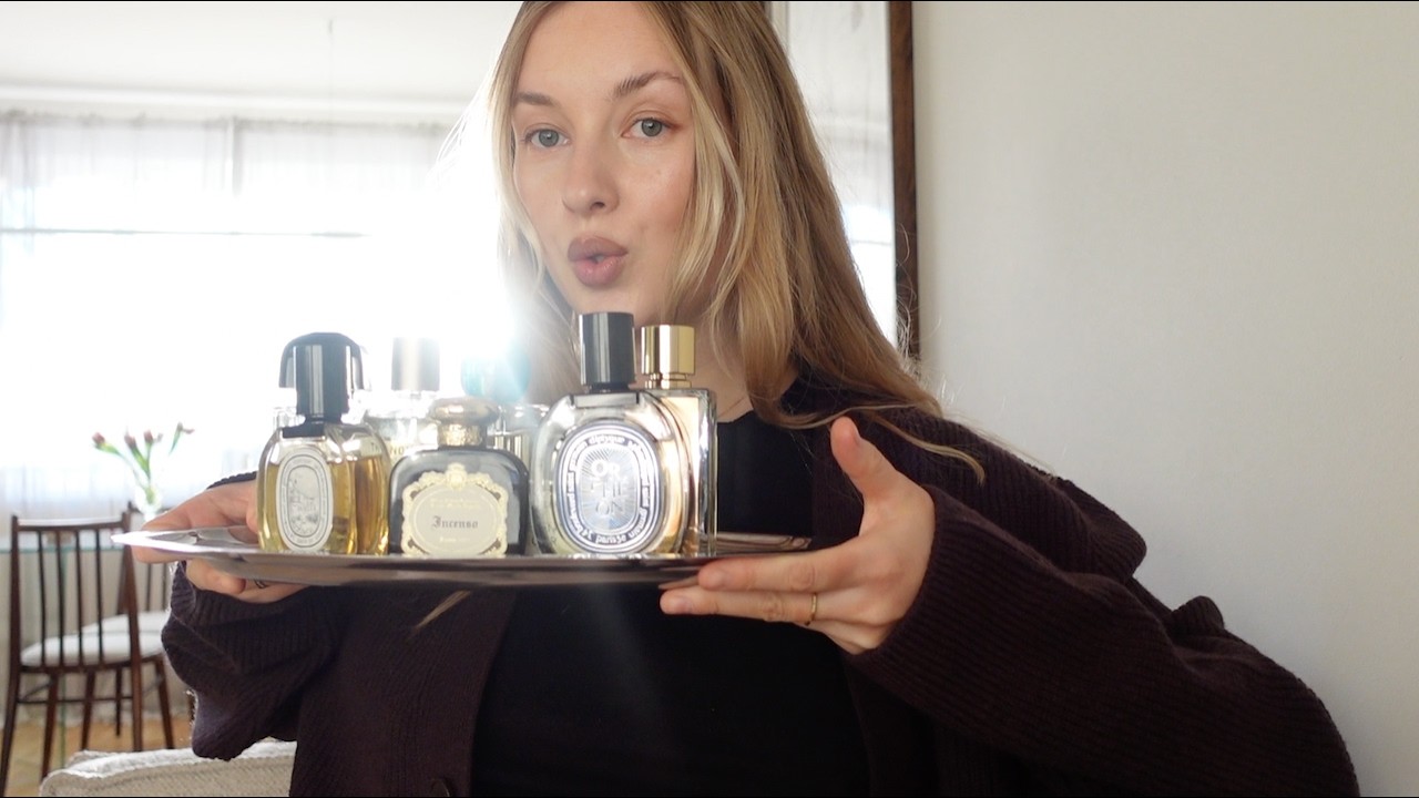 my winter perfume tray