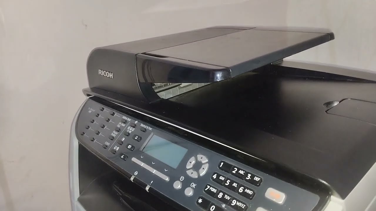 How to photocopy using RICOH afisio sp3510sf