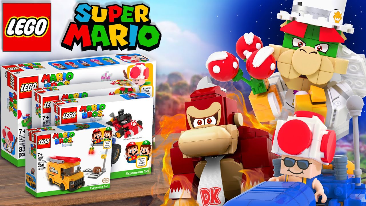 НОВЫЕ индивидуальные наборы Lego Super Mario Movie!