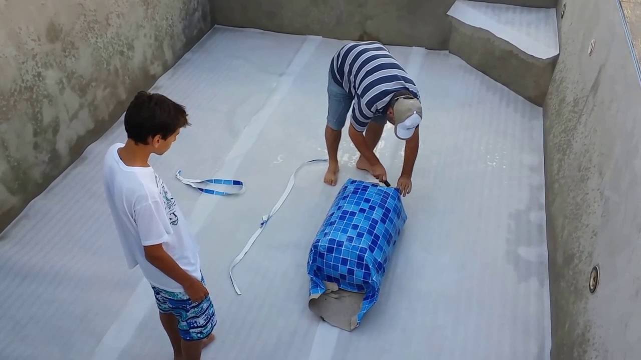 Como instalar uma piscina de vinil 1/3
