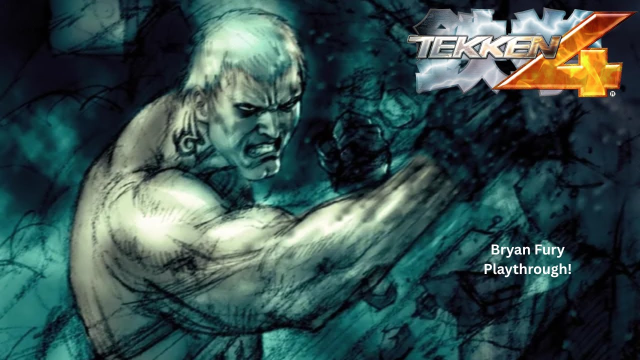 Tekken 4 PS2 Bryan Fury Playthrough