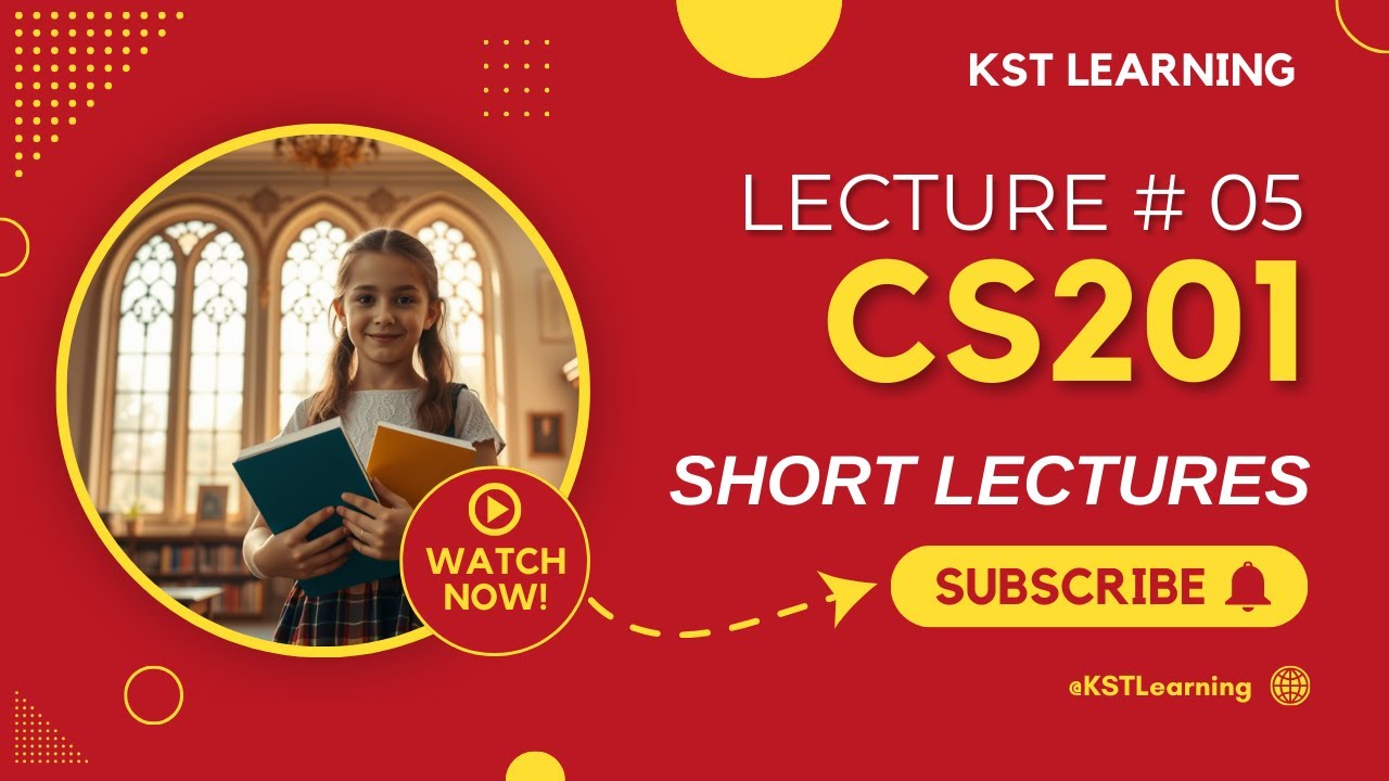 CS201 Short Lecture - 05 | VU Short Lecture | Introduction to Programming in (Urdu / Hindi)