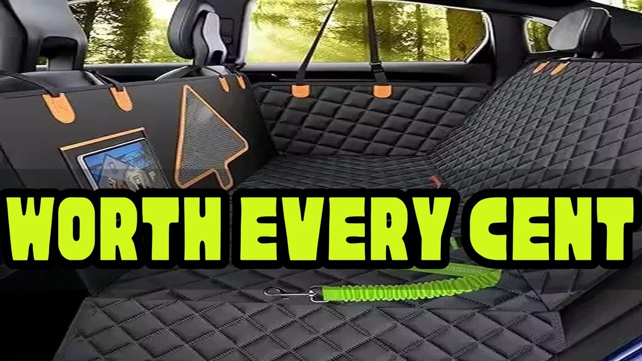 Pet Car Seat Cover, for Rear Seat Hard Bottom 137x147CM Cm, Waterproof and Easy To Clean, for Dog C