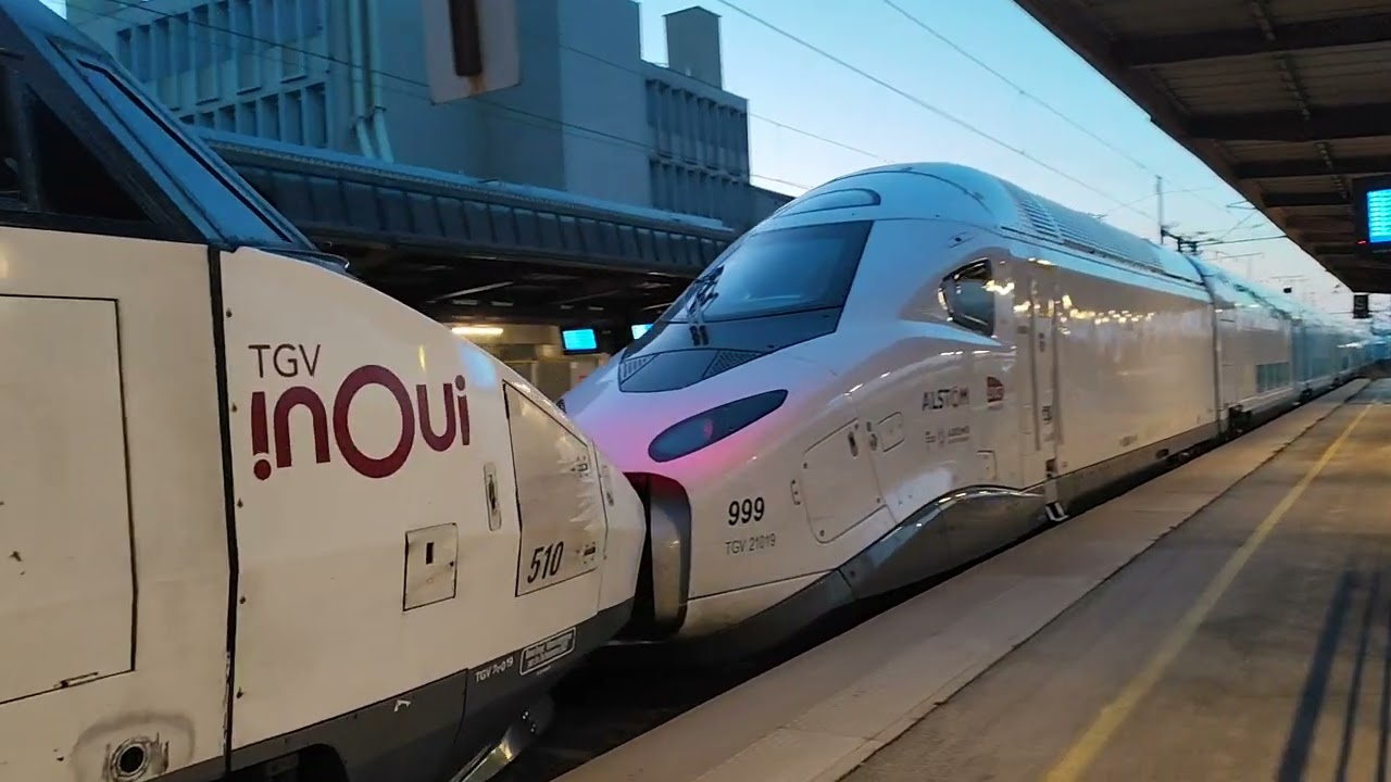 Tgv réseau 510 + TGv M 998+ Tgv M 999 + Tgv 2n2 4709