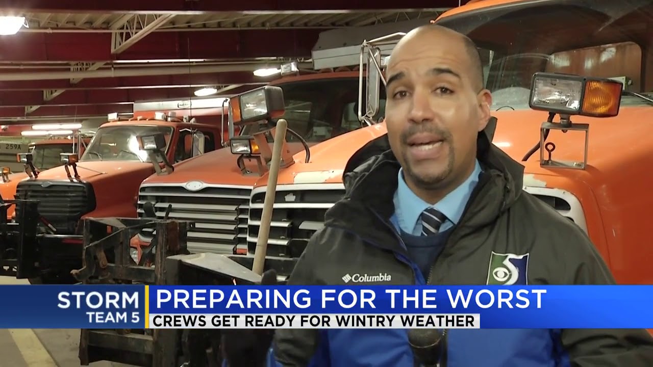 Crews get ready for wintry weather