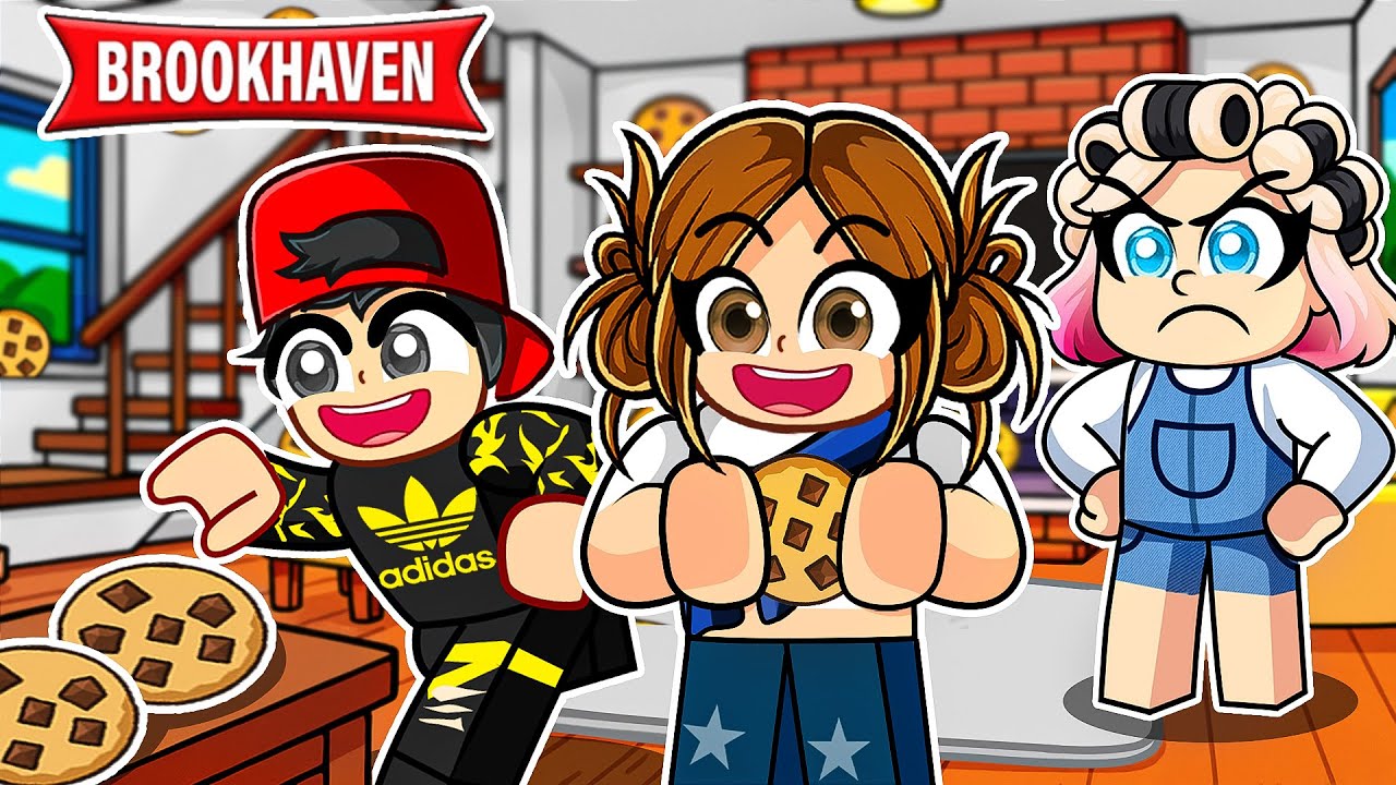 BABAANNE ALEYNA'NIN KURABİYELERİNİ ÇALDIK💥ROBLOX BROOKHAVEN🏡RP