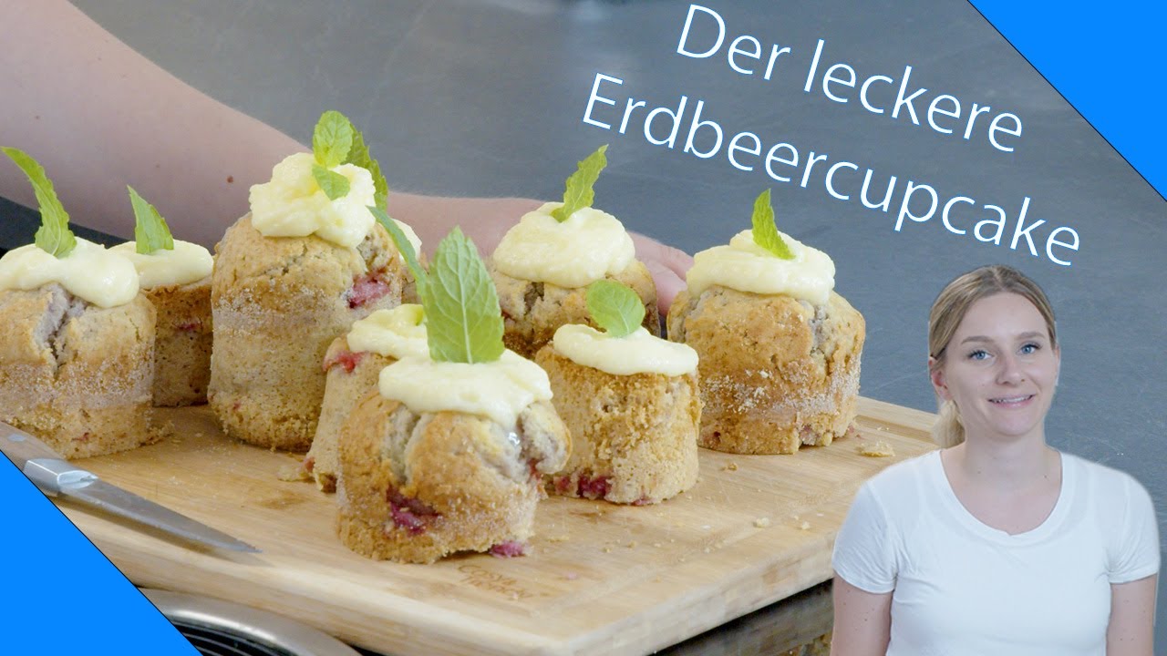 Die leckere Muffin Alternative - Der Erdbeercupcake🍓