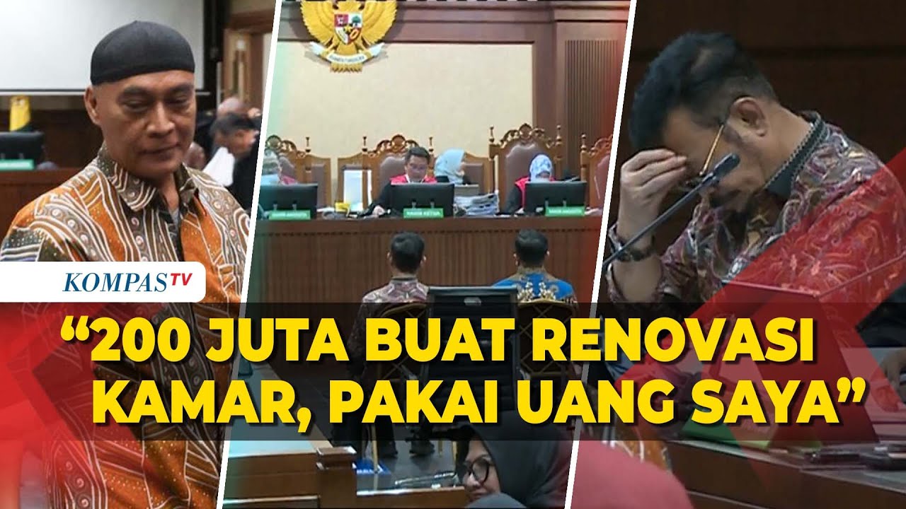 Terungkap di Persidangan, Pegawai Kementan Gunakan Uang Pribadi Untuk Keperluan Anak SYL