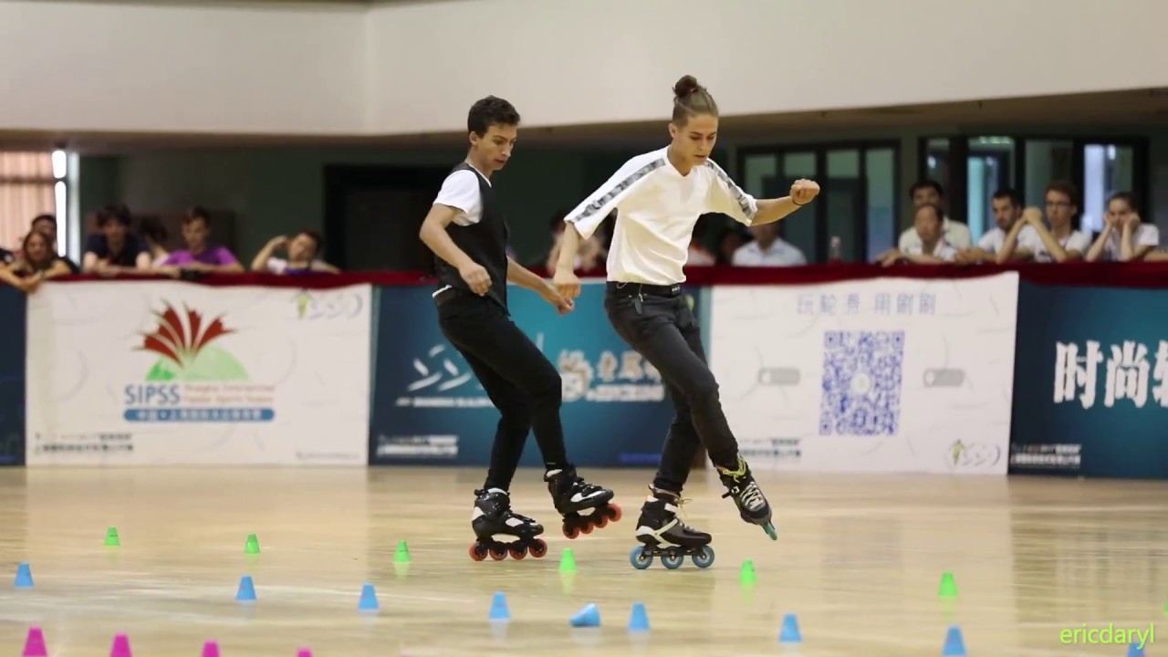 2017 SSO Pair Slalom Champion，Degli Agostini Valerio，Guslandi Lorenzo (Italy)
