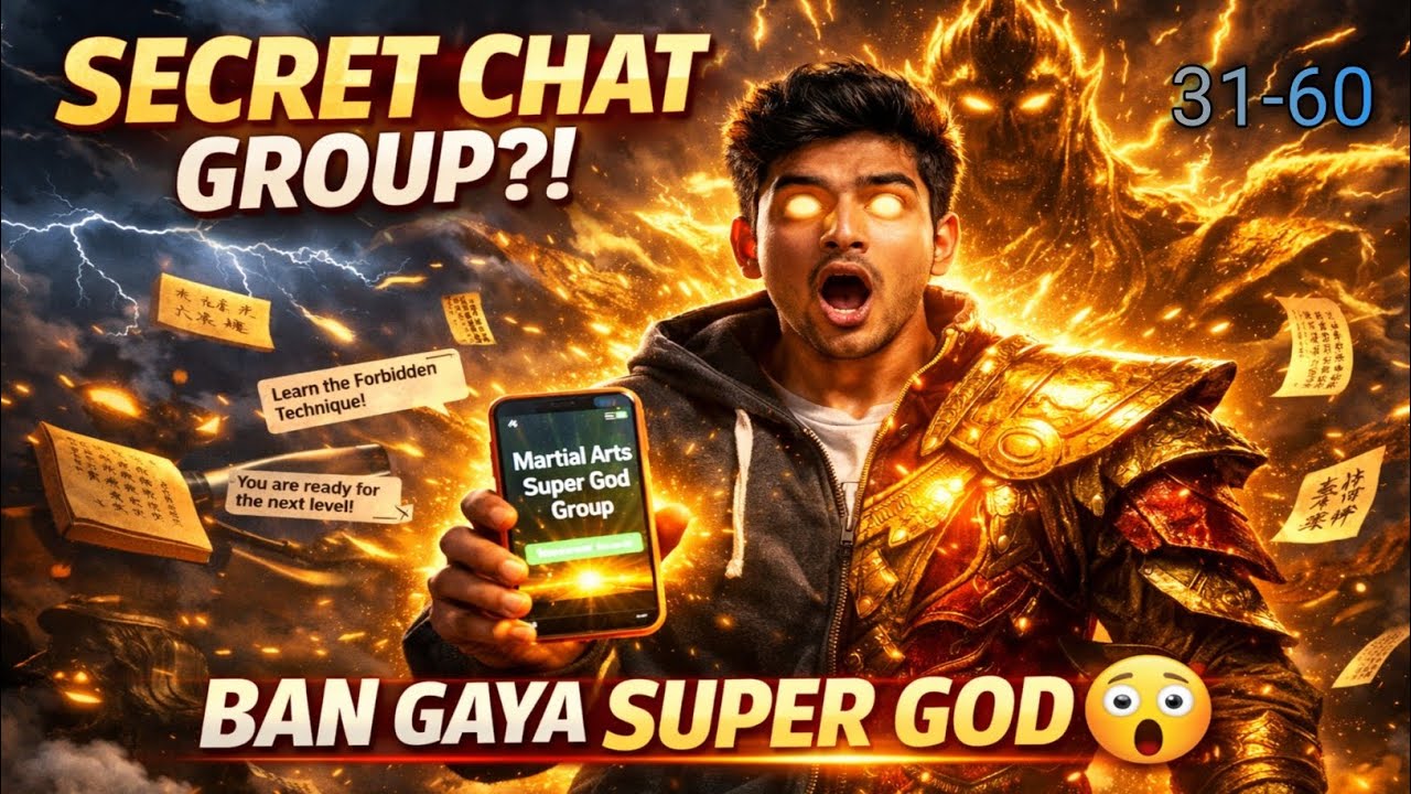 Chat Group Se Bana Super God 😱⚡ | Episode 31-60 | new pocket fm story 