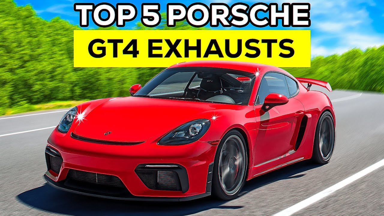 TOP 5 EXHAUST SYSTEMS FOR PORSCHE GT4! (JCR, Soul, Fabspeed, Dundon, Valvetronic Designs)
