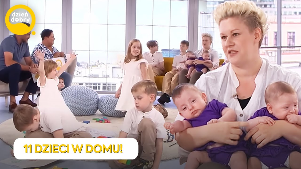 MAJA 11 DZIECI! 👶 Jak sobie radzą z opieką? | Dzień Dobry TVN