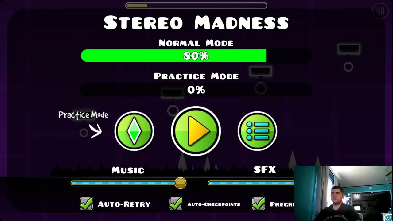 beating Geometry Dash Lite
