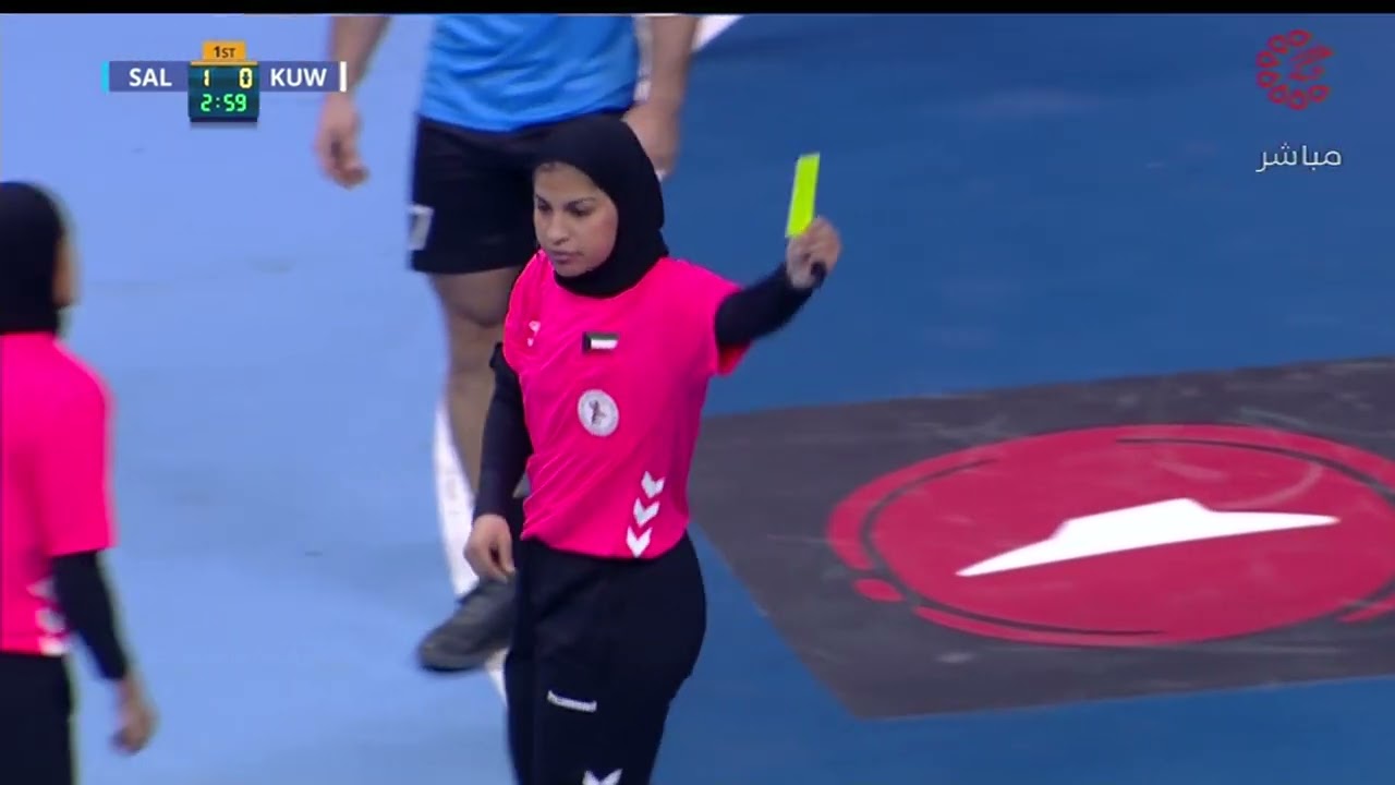 مباراة الدوري الممتاز لكرة اليد 22/21 بين -الكويت x السالمية - الاثنين 2022/4/11