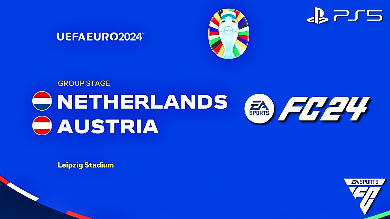 FC 24 - Netherlands vs. Austria - EURO 2024 Group Stage Matchday 3 Match | PS5™ [4K60]