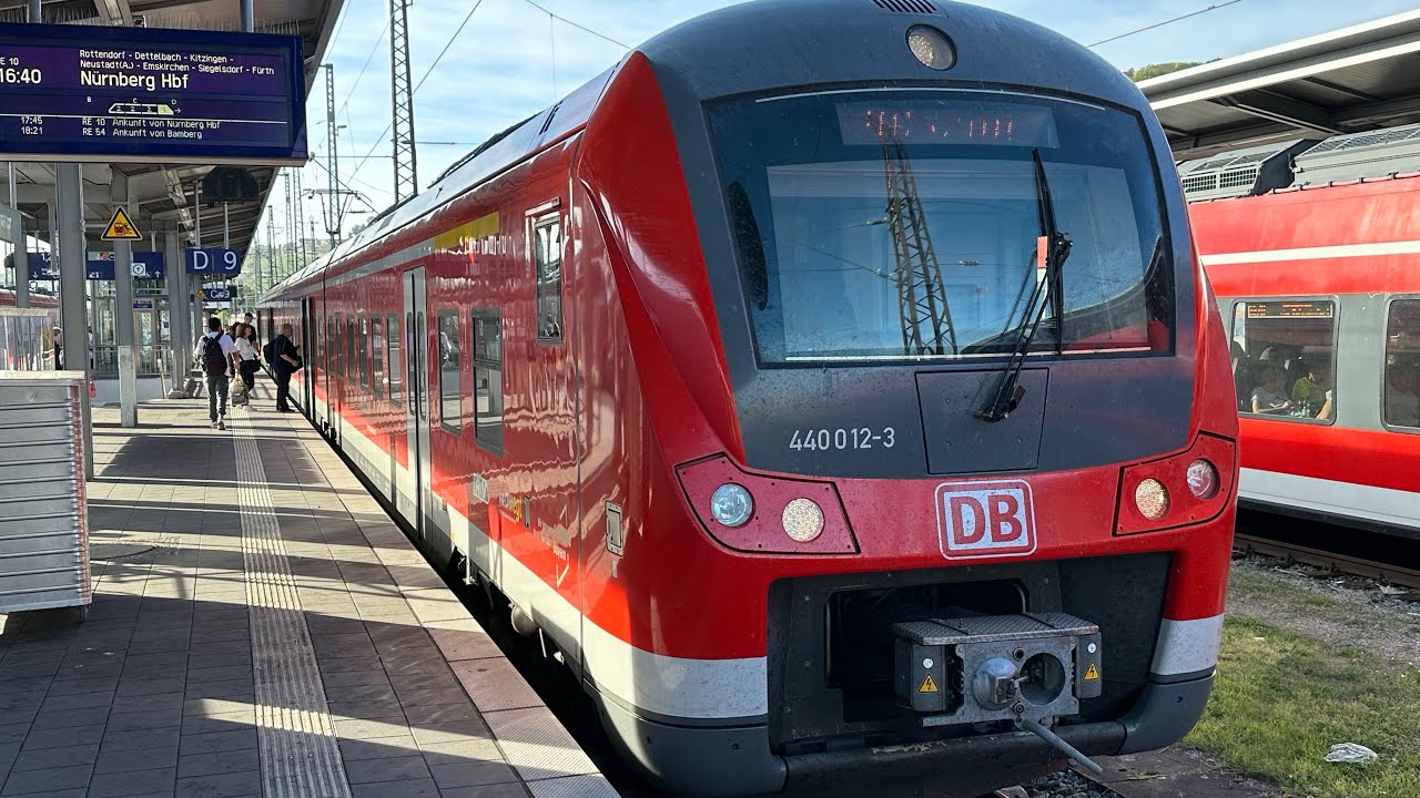 RE 10: Würzburg Hbf - Nürnberg Hbf