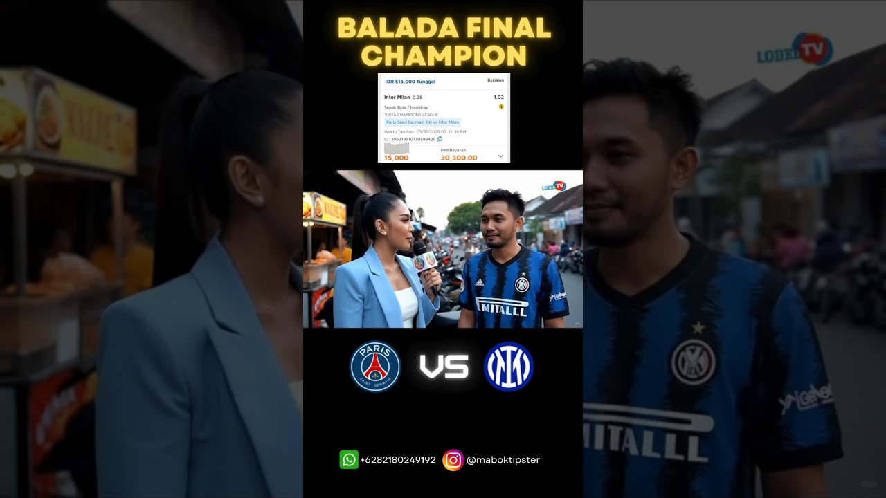 FINAL CHAMPION PSG VS INTERMILAN #finalchampions #championsleague #intermilan #psg #realmadrid #ucl