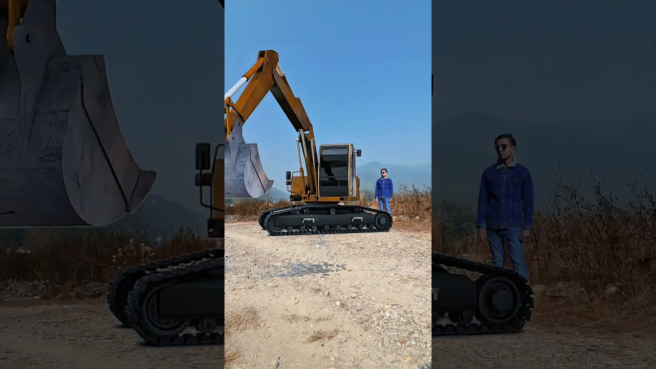 Jcb dozer car passing with future technology #shortsfeed #shortsyoutube