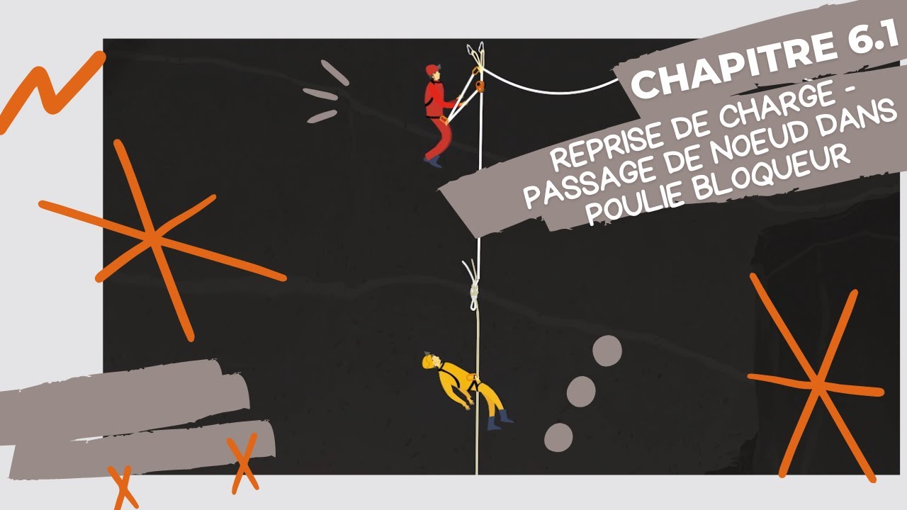 Les techniques d'auto-secours - Chapitre 6.1 - Passage de nœud dans poulie bloqueur