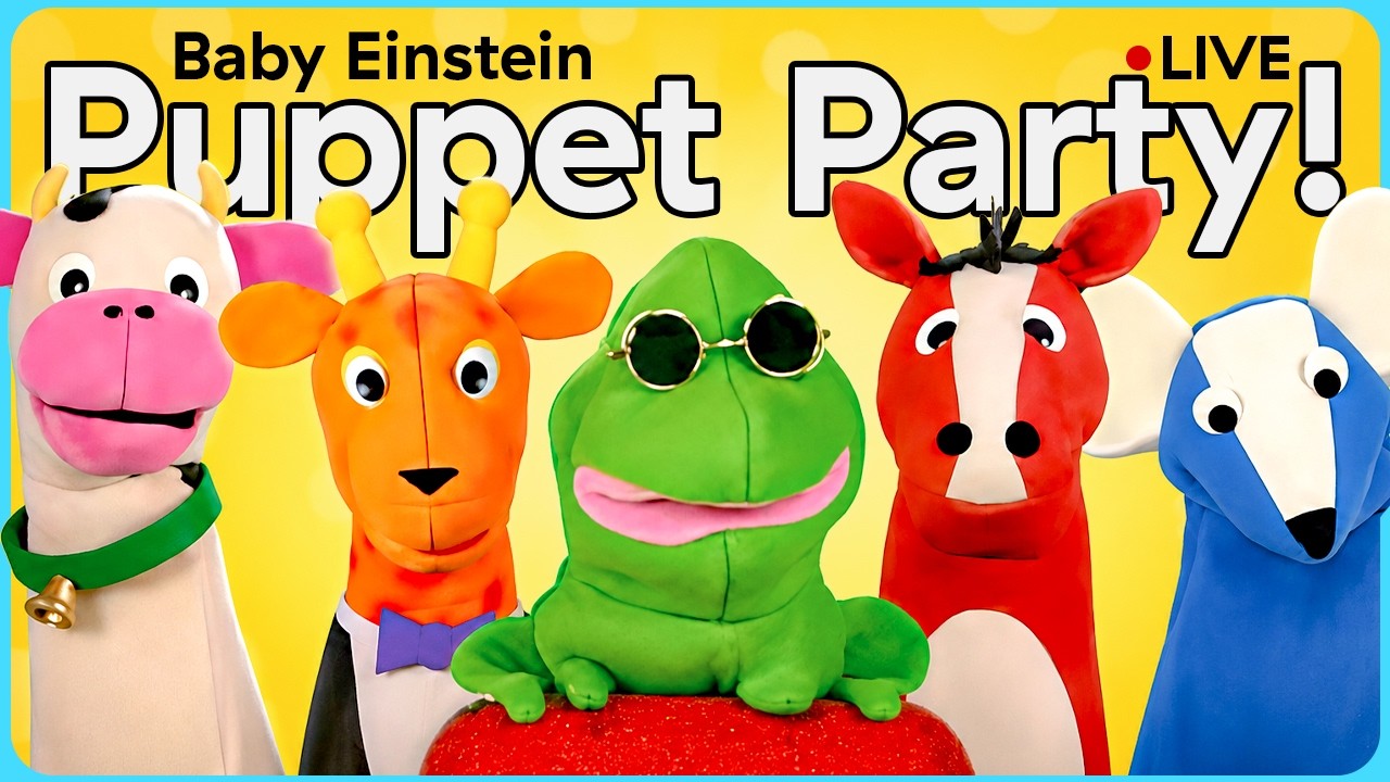 Baby Einstein Puppet Party | LIVE | 30th Anniversary | Colorful Friends & Timeless Baby Favorites