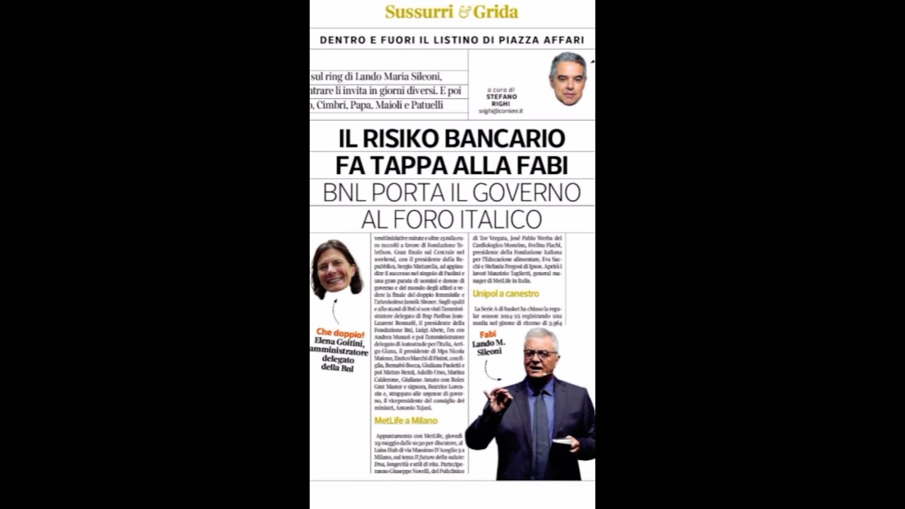 STRAORDINARIA COPERTURA MEDIATICA PER IL 129° CONSIGLIO NAZIONALE FABI