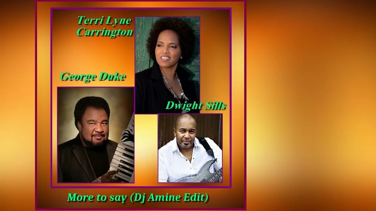 Terri Lyne Carrington Feat (George Duke & Dwight Sills) - More to say (Dj Amine Edit)