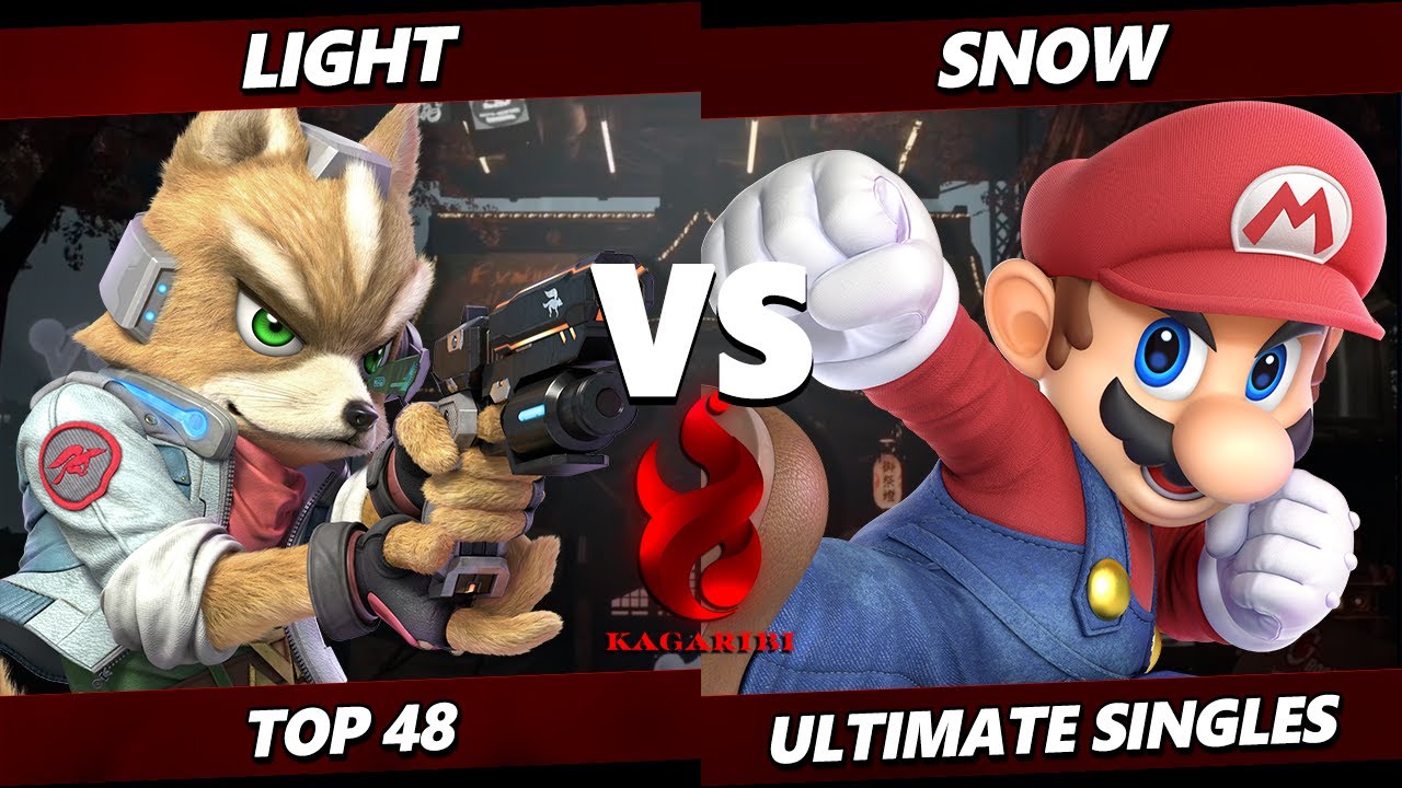 Kagaribi 13 - Light (Fox) Vs. Snow (Mario) Smash Ultimate - SSBU