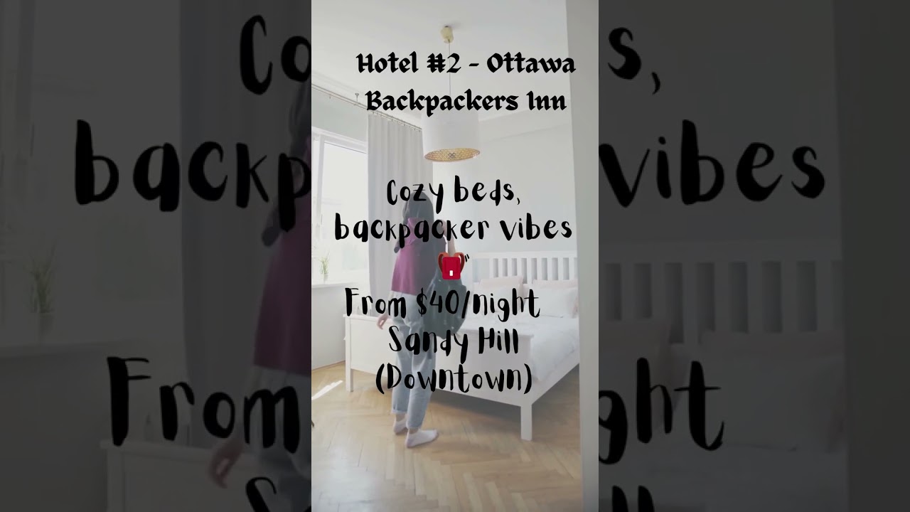 4 Cheapest Hotels in Ottawa 🇨🇦 | Budget Travel Guide 2025