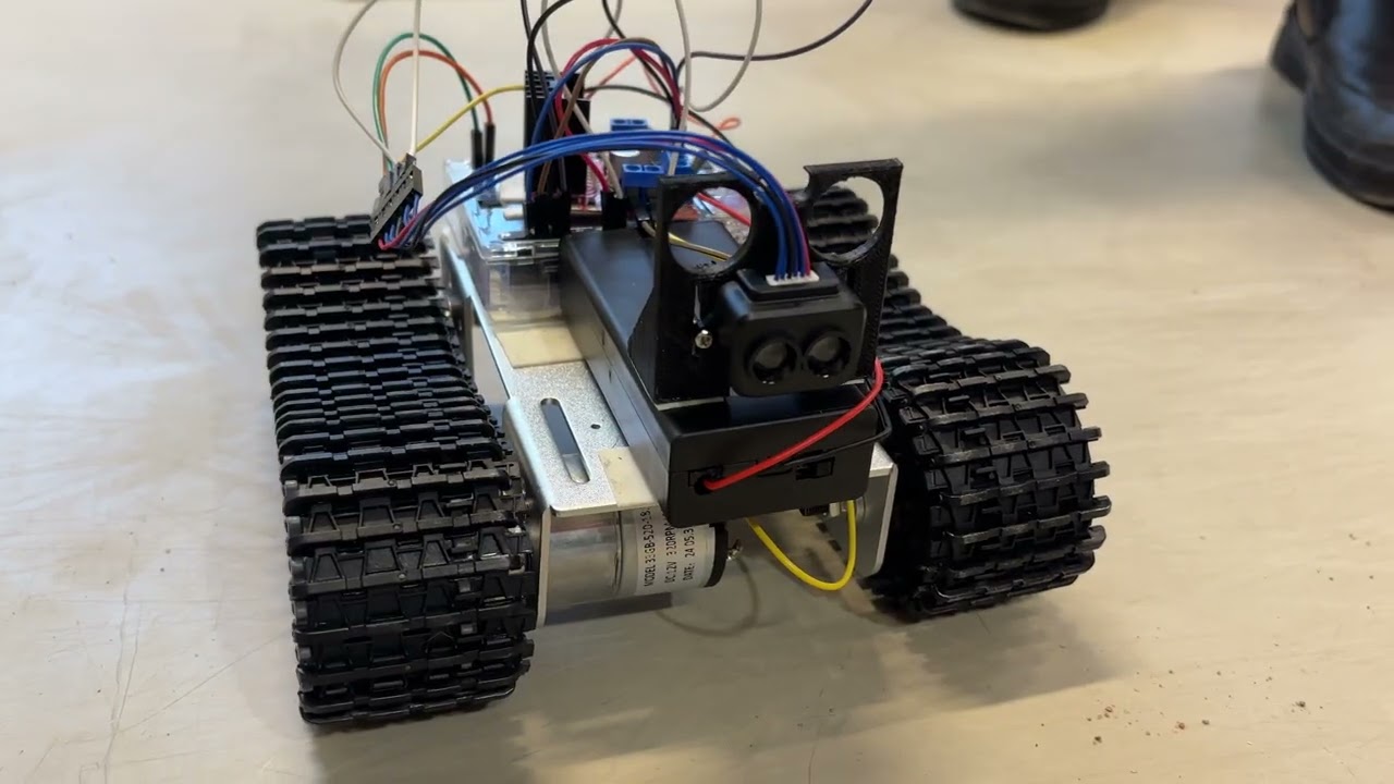Проезд лабиринта, платформа Ардуино + драйвер L298N + LIDAR TF Luna