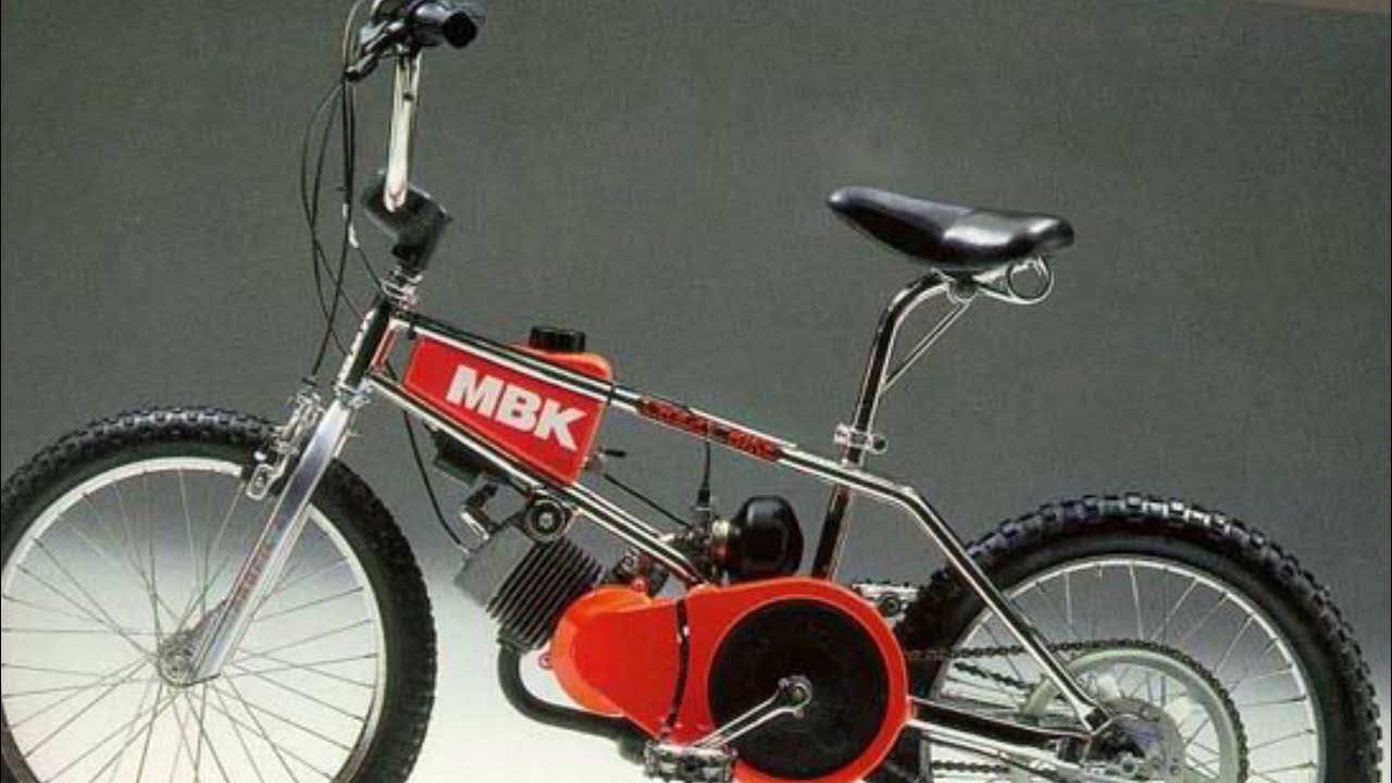 CRAZY BIKE de MBK 1986 l'unique bmx à moteur du monde homologué