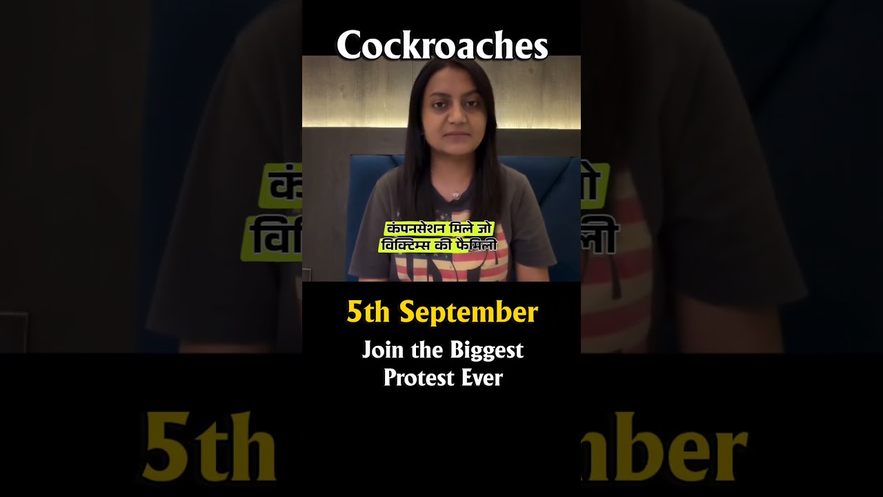 cockroach is back again #cjp #protest