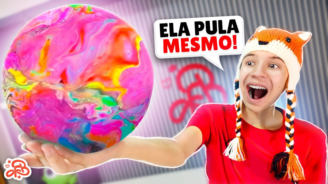 TESTANDO A MASSINHA QUE PULA do ENALDINHO! *funciona?