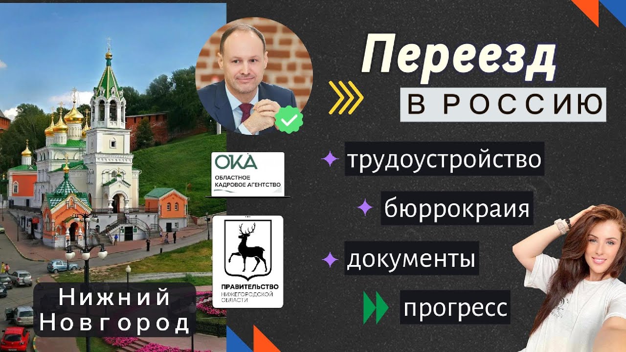 Переезд в Россию 2025: помощь иностранцам и соотечественникам в Нижнем Новгороде | ОКА | АСИ | 702